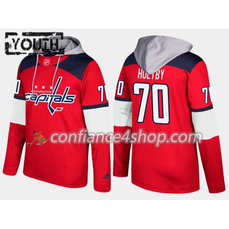 Enfant Washington Capitals Braden Holtby 70 N001 Chandails à capuchon